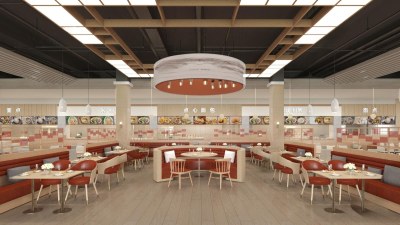 现代食堂3D模型下载